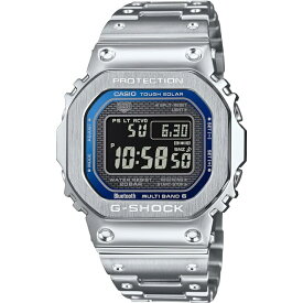 【国内正規品】CASIO G-SHOCK カシオ ジーショック 腕時計 Bluetooth搭載 フルメタル ソーラー GMW-B5000D-2JF メンズ シルバー