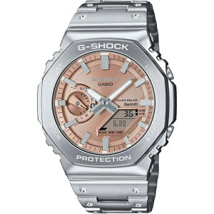 【国内正規品】CASIO G-SHOCK カシオ ジーショック 腕時計 フルメタル Bluetooth搭載 タフソーラー GM-B2100AD-5AJF メンズ シルバー