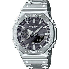 【国内正規品】CASIO G-SHOCK カシオ ジーショック 腕時計 フルメタル Bluetooth搭載 タフソーラー GM-B2100SD-1AJF メンズ シルバー