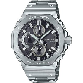 【国内正規品】CASIO G-SHOCK カシオ ジーショック フルメタルクロノグラフ Bluetooth搭載 タフソーラー GMC-B2100D-1AJF メンズ シルバー