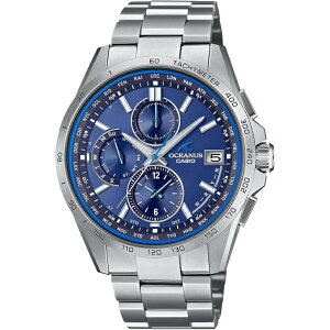 �y�������K�i�zCASIO OCEANUS �J�V�I �I�V�A�i�X �r���v ���{�� Classic Line �T�t�@�C�A�K���X �d�g�\�[���[ OCW-T2600-2A3JF �����Y �V���o�[