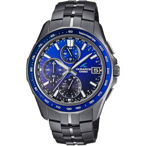 �y�������K�i�zCASIO OCEANUS �J�V�I �I�V�A�i�X Manta Bluetooth���� �d�g�\�[���[ �T�t�@�C�A�K���X�x�[�� OCW-S7000B-2AJF �����Y �u���b�N