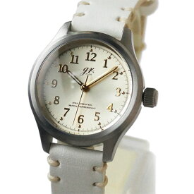 [グランドールプラス]GRANDEUR PLUS+　3針クォーツレディース腕時計　姫路レザー装着モデル　GRP007W4 / バンドカラー：ホワイト