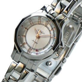 [オレオール]AUREOLE　レディース腕時計 13面カットガラス SW-574L-5