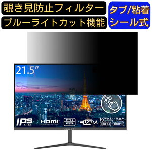 JAPANNEXT JN-IPS215FHDR-T  21.5C` 16:9 `h~ tB^[ vCoV[tB^[ p\RPC j^[ tیtB u[CgJbg ˖h~ p\R ZLeB[̂