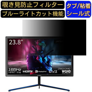 JAPANNEXT JN-238GT165WQHDR  23.8C` 16:9 `h~ tB^[ vCoV[tB^[ p\RPC j^[ tیtB `h~V[g u[CgJbg ˖h~ ZLe