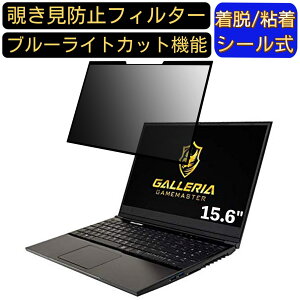 �y�|�C���g2�{�z�T�[�h�E�F�[�u GALLERIA GAMEMASTER 15.6�C���` 16:9 �Ή� �S���� �`�����h�~�t�B���^�[ �v���C�o�V�[�t�B���^�[�@�p�\�R���@PC �t���ی�t�B���� �u���[���C�g�J�b�g ���˖h�~ ��