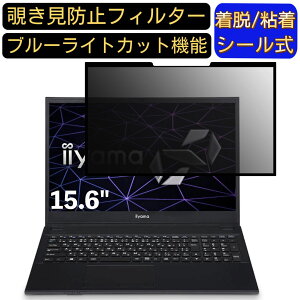 �y�|�C���g2�{�ziiyama SOLUTION-15FH121-i7-UXFX 15.6�C���` 16:9 �Ή� �S���� �`�����h�~�t�B���^�[ �v���C�o�V�[�t�B���^�[�@�p�\�R���@PC �t���ی�t�B���� �u���[���C�g�J�b�g ���˖h�~ ���E�ȒP 