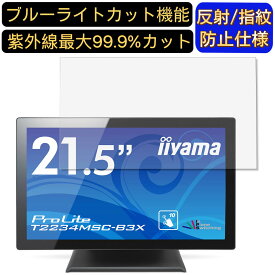 【ポイント2倍】IIYAMA ProLite T2234MSC-B3X 21.5インチ 対応 [9H高硬度] ブルーライトカットフィルム　パソコン モニター液晶保護フィルム PCモニター デスクトップ 画面保護 反射防止 アンチグレア 指紋防止 気泡防止 抗菌 非光沢 PC保護シート