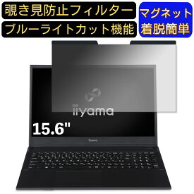 【ポイント2倍】iiyama SOLUTION-15FH043-C-UCXS 15.6インチ 16:9 対応 マグネット式　覗き見防止フィルター　プライバシーフィルター ブルーライトカット パソコン PC 液晶保護フィルム 両面使用可能 反射防止 着脱簡単 保護シート