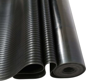 【期間限定！7580円→6980円】 ガレージマット ガレージ ゴムマット 1m*3m 厚さ3mm ゴムシート ガレージフロアマット 表面滑り止め構造 耐熱 カット可能 バイク マット ガレージ 地下室 倉庫シート キッチンマット 車下用 ブラック