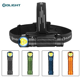 【全品P10倍&8/4 -8/11 01:59まで!】OLIGHT(オーライト) Perun 3 LED ヘッドライト 充電式 懐中電灯 ヘルメットライト フラッシュライ head lamp ledライト白＆赤 3000ルーメン 強力 180°調整可能 IP68防水防塵 軽量 センサー機能 アウトドア 登山 夜釣り