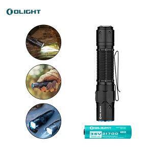 OLIGHT(�I�[���C�g) WARRIOR 3S �����d�� 2300���[���� �^�N�e�B�J�����C�g led�t���b�V�����C�g ���� �ŋ� ���[�N���C�g �A�E�g�h�A PSE�F�� IPX8�h�� �[�d�� �n���f�B���C�g ���P�x �ϏՌ�