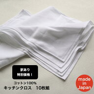 キッチンクロス10枚組 泉州南部織 日本製 国産 泉州 高品質 ディッシュクロス 皿ふき 拭きあげ 台拭き 台…