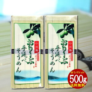 【お歳暮2025 御歳暮 ギフト内祝 御祝 御礼 お供え 快気祝 】【メール便 送料無料】小豆島 そうめん 小豆島オリーブ素麺 250g(50g×5束)×2袋【 お中元 御中元 小豆島素麺 小豆島手延そうめん 手