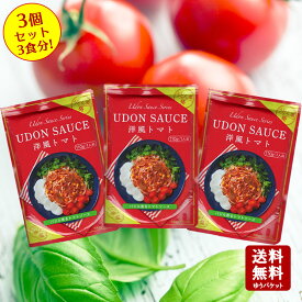 【お買い物マラソン対象！4/17　9:59マデ】【送料無料】UDON SAUCE　洋風トマト　110g×3個セット【 小豆島 宝食品 うどん 讃岐うどん うどんソース 洋風 トマトソース 】