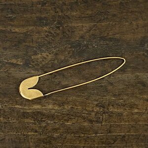 fog linen work (フォグリネンワーク)ブラスセイフティピン M【真鍮 安全ピン 大きい おしゃれ かわいい 手芸 セーフティーピン】