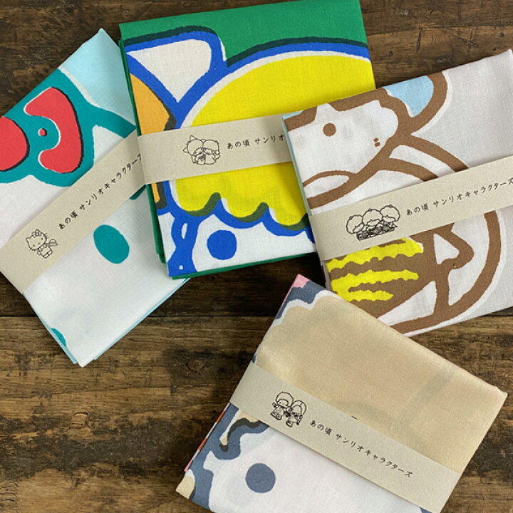 楽天市場 水縞 あの頃 サンリオキャラクターズ ハンカチ キティちゃん 大人 プレゼント グッズ キキララ パティ ジミー パティアンドジミー ゴロピカドン レトロ レディース かわいい おしゃれ お弁当包み お弁当つつみ 子供 ギフト オリーブアベニュー