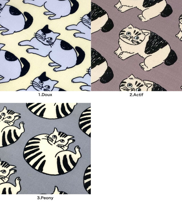 新品即決 松尾ミユキ Handkerchief ハンカチ 猫stella ネコねこおしゃれ可愛いかわいいコットン綿 日本正規代理店品 ハンカチ