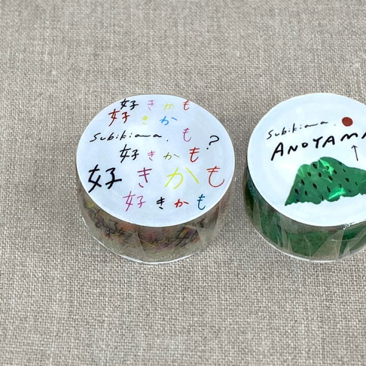 楽天市場 Subikiawa スビキアワ 透明マスキングテープ クリアマスキングテープ 可愛い おしゃれ かわいい マステ デザイン ポイント消化 手帳 日記 オリーブアベニュー