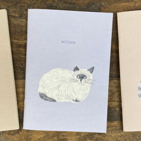 松尾ミユキ ノート 【A5サイズ おしゃれ 猫 雑貨 グッズ かわいい 大人 可愛い ねこ 可愛い プレゼント 女性 大人 子供 文具 文房具 誕生日 日記 手帳 ステーショナリー 猫グッズ 猫雑貨 松尾みゆき ネコ】