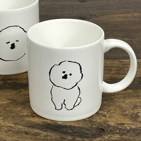 CLASKA(クラスカ) DO(ドー)MAMBO(マンボ) マグカップ【コップ 食洗機対応 日本製 犬 雑貨 プレゼント おしゃれ 大人 かわいい 可愛い ブランド 食器 モチーフ 白】【まんぼ】