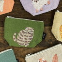 松尾ミユキ ポーチA【猫グッズ 猫雑貨 ネコ雑貨 プレゼント 女性 鳥 リス りす 小物入れ 可愛い おしゃれ かわいい グッズ 柄 雑貨 化粧ポーチ コスメポーチ カードケース ねこ 可愛い 猫の小物 猫好き 退職 引っ越し 松尾みゆき】