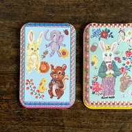 ナタリーレテ スタンドミラー S【卓上 おしゃれ 折りたたみ メイク用 化粧 小さめ 手鏡 猫 うさぎ リス …