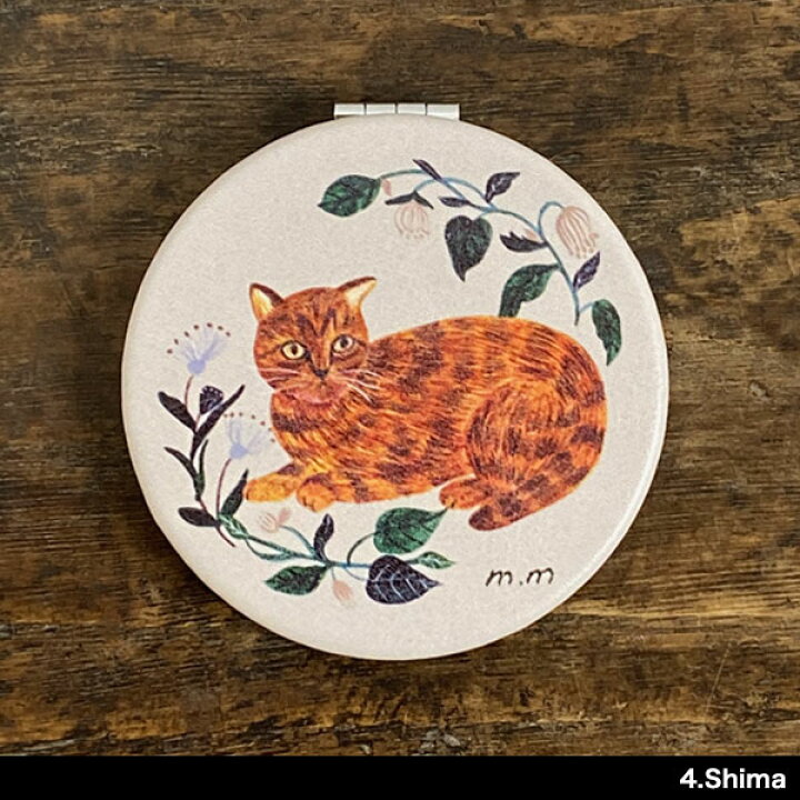楽天市場】松尾ミユキ コンパクトミラー B【猫グッズ 猫雑貨 ネコ雑貨 
