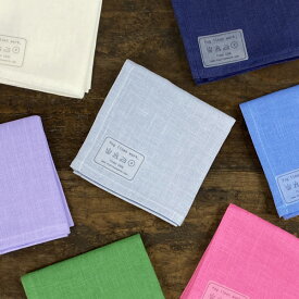 【対象商品2点以上でメール便送料無料】fog linen work (フォグリネンワーク）リネンハンカチ【レディース メンズ ギフト 麻100% プレゼント シンプル おしゃれ 無地 白 吸水性 女性 男性 オシャレ 誕生日 40代 50代 雑貨】