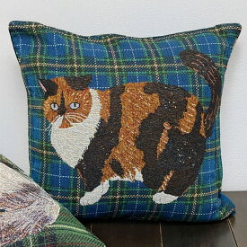 松尾ミユキ クッションカバー E【猫グッズ 猫雑貨 ネコ雑貨 プレゼント 女性 約45×45cm おしゃれ インテリア ねこ かわいい 松尾みゆき 猫の小物 猫好き 雑貨 グッズ】