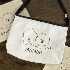 CLASKA(クラスカ) DO(ドー)MAMBO(マンボ) サコッシュ PLAYBOW【レディース ショルダーバッグ ビション・フリーゼ コンパクト 犬 グッズ 雑貨 プレゼント おしゃれ オシャレ かわいい 可愛い まんぼ ポリエステル】