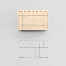 KNOOPWORKS（クノープワークス）〈CALENDAR〉スタンプ カレンダー【はんこ ハンコ おしゃれ かわいい 可愛い スケジュール お仕事 判子 ゴム印 雑貨 文具 文房具 ナチュラル】
