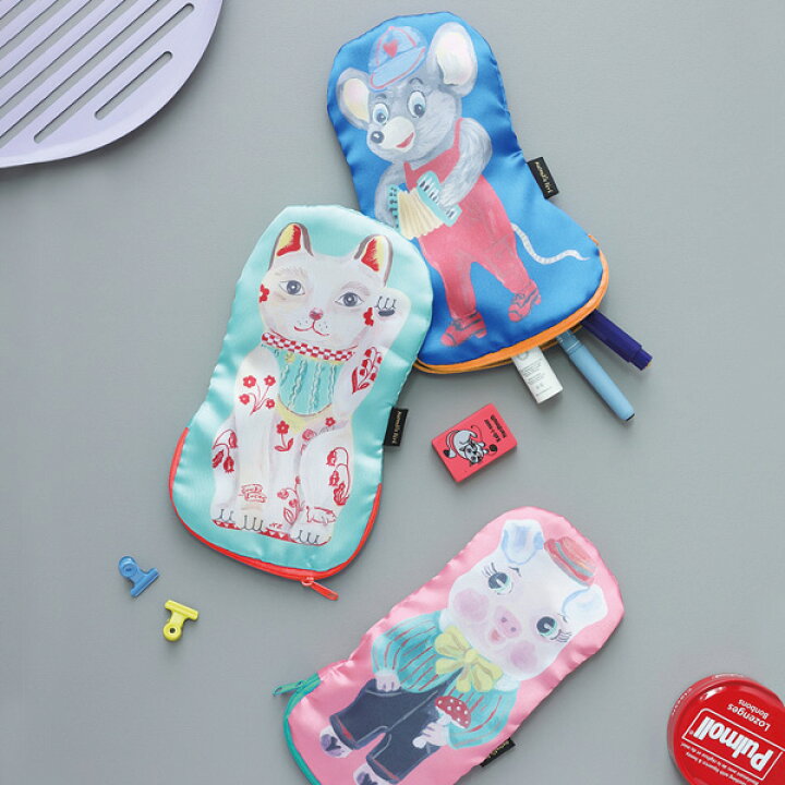 楽天市場】ナタリーレテ サテンポーチ【小物入れ プレゼント 女性 猫 