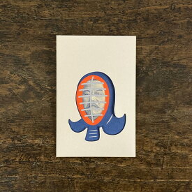cobato（コバト） 切り絵のぽち袋型メッセージカード 剣道 新紙幣ver【ポチ袋 お年玉袋 お札 かわいい おしゃれ おもしろ雑貨 面白い グッズ 文房具 文具 子供 誕生日 お小遣い袋 おこづかい袋 ユニーク お盆玉袋 おもしろい 顔】