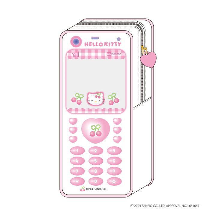 楽天市場】ハローキティ ポーチ グッズ 90s なつかしガラケービニール 