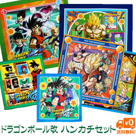 ドラゴンボール改 グッズ　ハンカチセット！ナフキン・ハンカチ・ミニタオルの3点セット！綿 日本製 DRAGON BALLメール便で送料無料！【楽ギフ_包装選択】　お風呂の知育