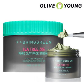 【BRING GREEN】ティーツリーシカポアクレイパックストロング /100g/スキンケア 毛穴 敏感肌 ブリングリーン 韓国コスメ オリーブヤング公式 【楽天海外通販】