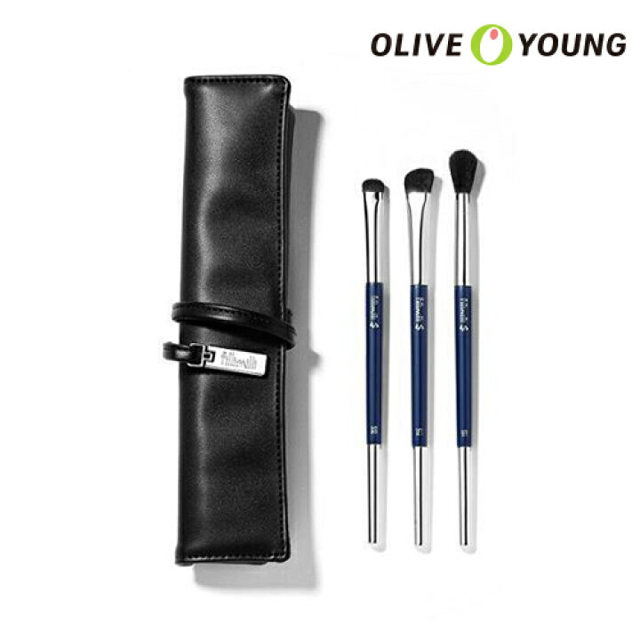 楽天市場 Fillimilli Sアイブラシセット 3本 ポーチ Eye Make Up Brush Set メイク道具 メイクアップブラシ ビーガンコスメ フィリミリ 韓国コスメ オリーブヤング公式 楽天海外通販 Oliveyoung 公式楽天市場店