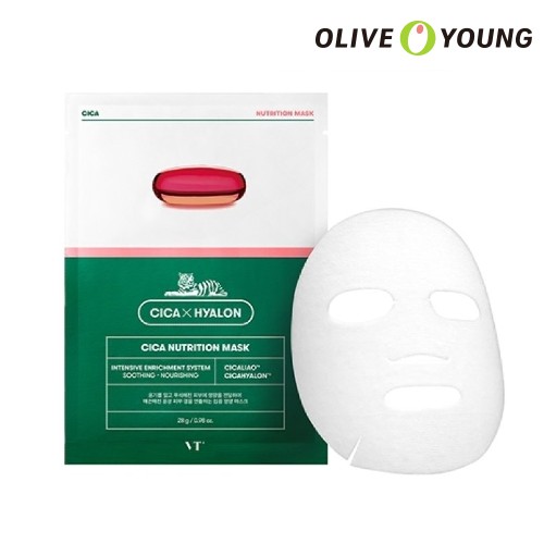 OLIVEYOUNG公式 VT VTシカ栄養マスク 6枚入りX2セット シートマスク マスクパック フェイスマスク 無料サンプルOK オリーブヤング公式 68％以上節約 韓国コスメ 海外通販