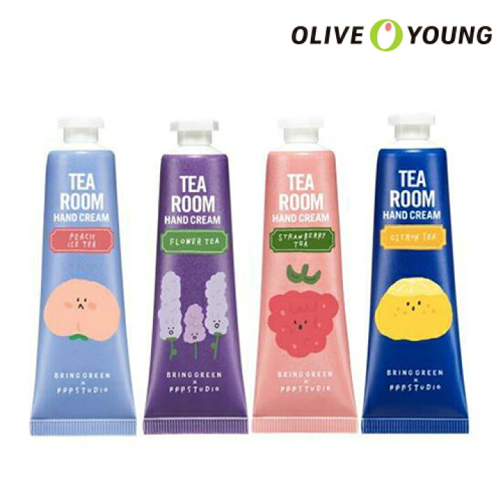 楽天市場 Bring Green ティールームハンドクリーム 30ml 2個セット Tea Room Hand Cream ブリンググーリン Ppp Studioコラボ 韓国コスメ オリーブヤング公式 楽天海外通販 Oliveyoung 公式楽天市場店