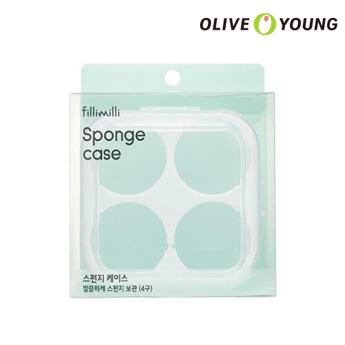 OLIVEYOUNG公式 FilliMilli スポンジケース 1個 再入荷 予約販売 Sponge case フィリミリ 化粧小道具 韓国コスメ 海外通販 【通販激安】 オリーブヤング公式