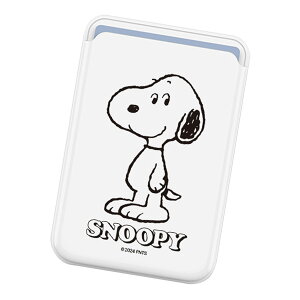 Snoopy Basic MagSafe Slide Card Holder Xk[s[ x[VbN }OZ[t XCh J[hz_[ MagSafeΉ J[hP[X iPhone Air 17 Pro Max 16e 16 Plus 15 14 13 mini 12 vX v }bNX ~j }` s