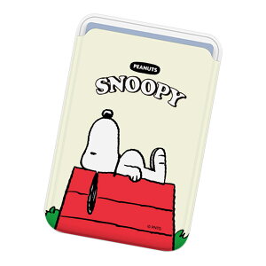 Snoopy Life MagSafe Slide Card Holder Xk[s[ Ct }OZ[t XCh J[hz_[ MagSafeΉ J[hP[X iPhone Air 17 Pro Max 16e 16 Plus 15 14 13 mini 12 vX v }bNX ~j AhCh 