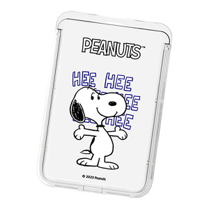 Vintage Snoopy Mood Clear Magnetic Slide Card Case (MagSafe݊) Be[W Xk[s[ [h  }Ol`bN XCh J[hP[X J[hz_[ iPhone Air 17 Pro Max 16e 16 Plus 15 14 13 mini 12 vX v