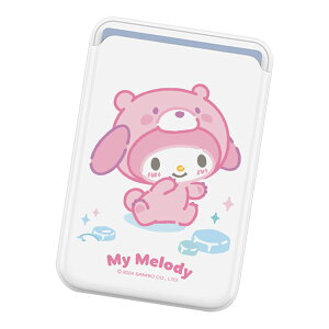 Sanrio Characters Ice Friends Magnetic Slide Card Case (MagSafe�݊�) �T�����I �L�����N�^�[�Y �A�C�X �t�����Y �}�O�l�`�b�N �X���C�h �J�[�h�P�[�X �J�[�h�z���_�[ iPhone Air 17 Pro Max 16e 16 Plus 15 14 13 mini 12 �v