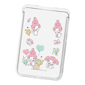 Sanrio Characters Shopping Clear Magnetic Slide Card Case (MagSafe�݊�) �T�����I �V���b�s���O ���� �}�O�l�`�b�N �X���C�h �J�[�h�P�[�X �J�[�h�z���_�[ iPhone Air 17 Pro Max 16e 16 Plus 15 14 13 mini 12 �v���X �v�� 