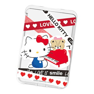 Sanrio Characters Love Line Clear Magnetic Slide Card Case (MagSafe�݊�) �T�����I ���u ���C�� ���� �}�O�l�`�b�N �X���C�h �J�[�h�P�[�X �J�[�h�z���_�[ iPhone Air 17 Pro Max 16e 16 Plus 15 14 13 mini 12 �v���X �v�� �}