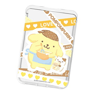 Sanrio Characters Love Line Clear Magnetic Slide Card Case (MagSafe�݊�) �T�����I ���u ���C�� ���� �}�O�l�`�b�N �X���C�h �J�[�h�P�[�X �J�[�h�z���_�[ iPhone Air 17 Pro Max 16e 16 Plus 15 14 13 mini 12 �v���X �v�� �}