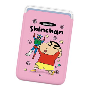 Crayon Shin-chan Love it! MagSafe Slide Card Case N 񂿂 uCbg }OZ[t XCh J[hP[X MagSafeΉ iPhone Air 17 Pro Max 16e 16 Plus 15 14 13 mini 12 vX v }bNX ~j Ah